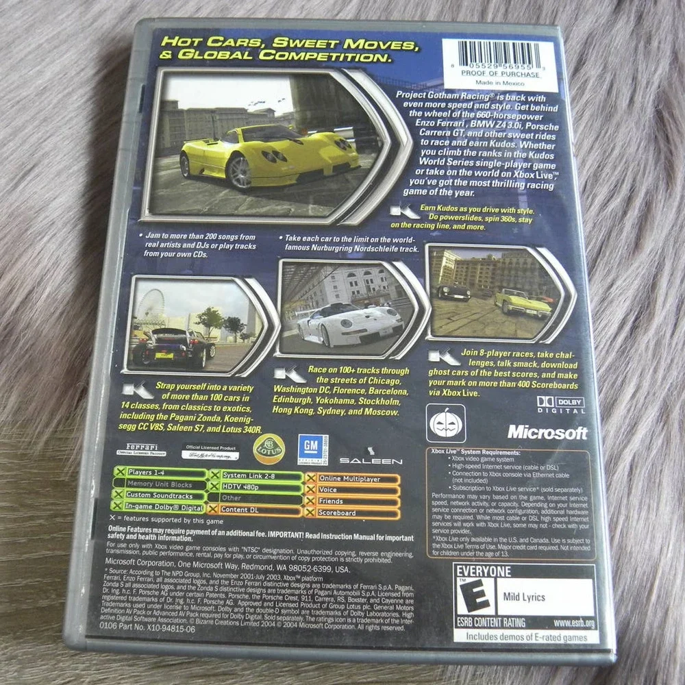 Project Gotham Racing 2 Xbox Platinum Hits